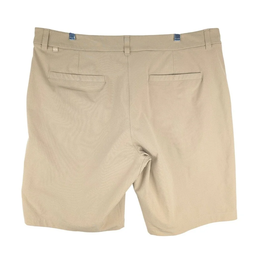 Lululemon Commission Shorts Mens 38‎ Tan Khaki Golf Casual Technical Chino